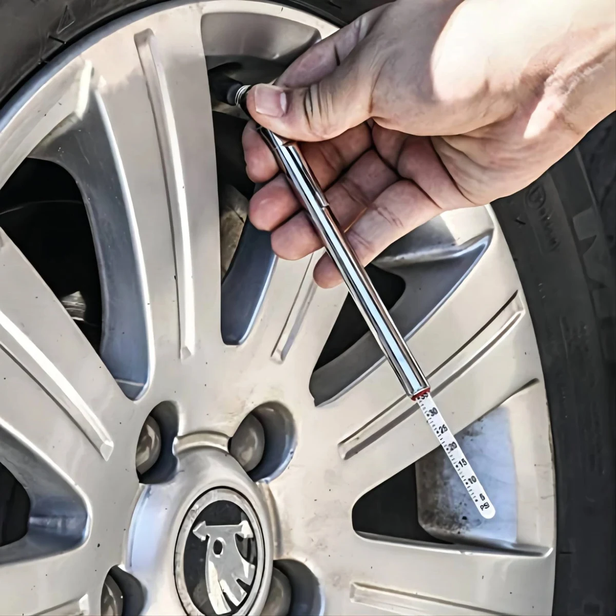 Tire Gauge Keychain 1