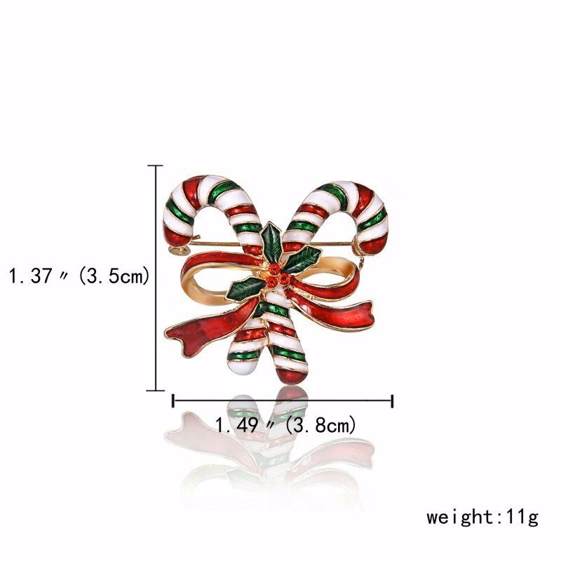 Christmas brooch PARTY Christmas Tree Deer Snowman Bell Brooch Pin