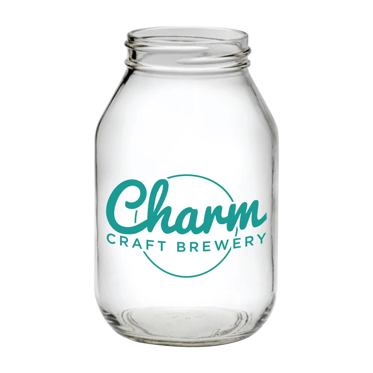 32 oz. Glass Mason Jar 1