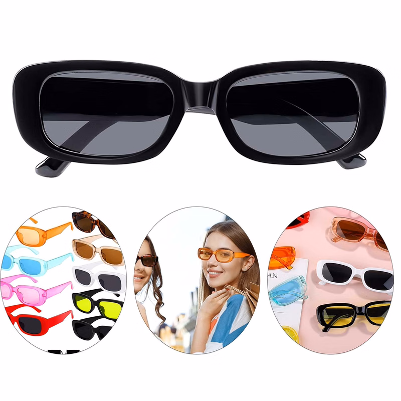 Small Retro Rectangle Sunglasses