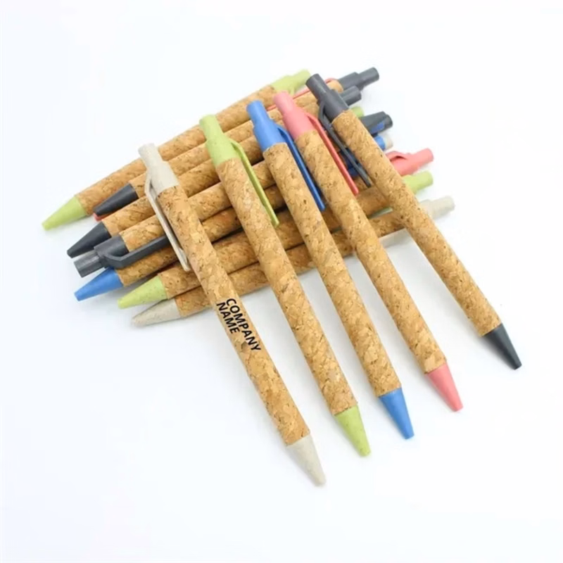 Eco Friendly Cork Retractable Ballpoint Pen