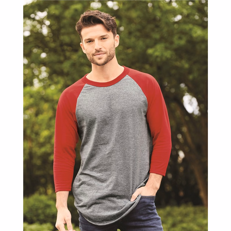Unisex Three-Quarter Raglan Sleeve Baseball Jersey T-Shirt - 4420
