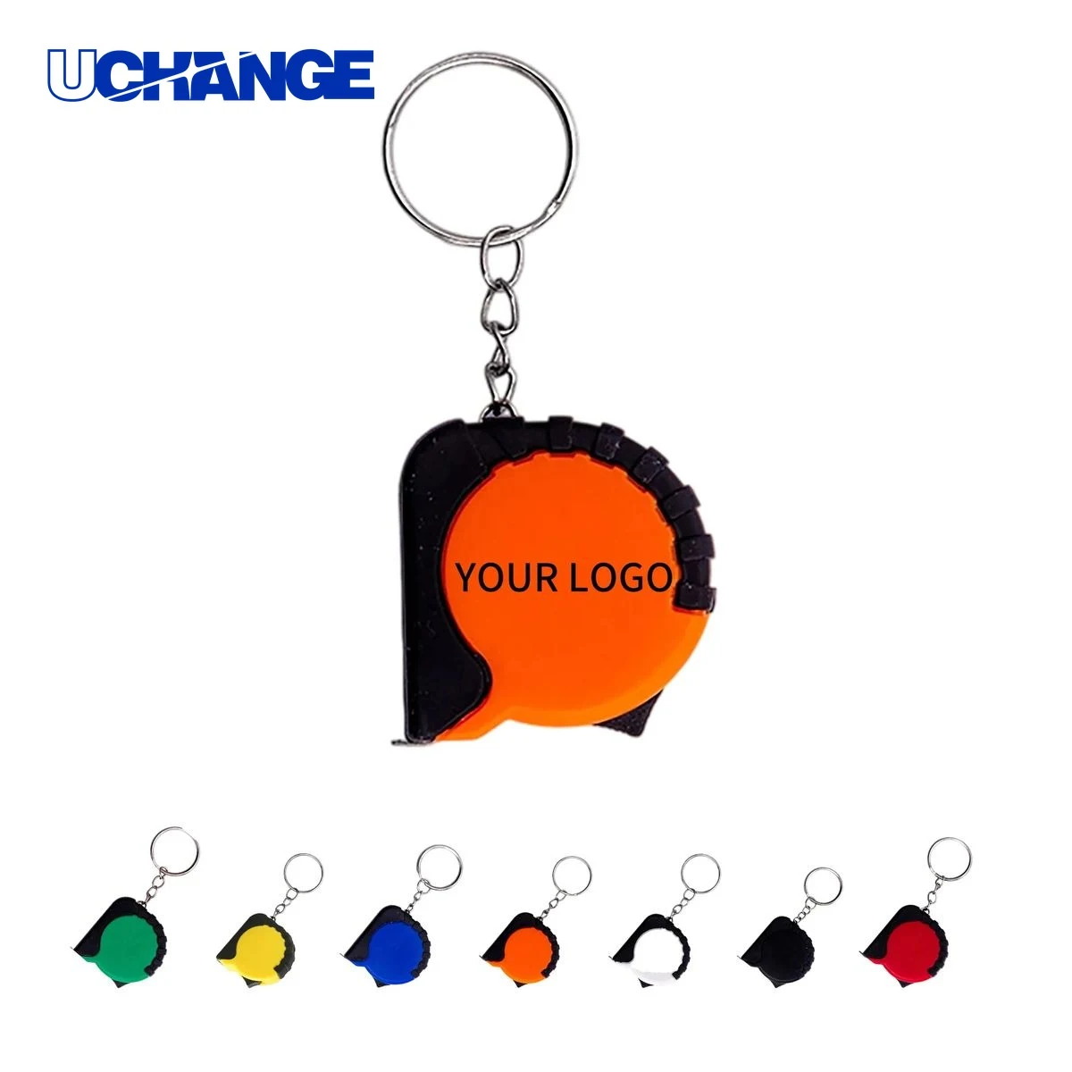 ABS Mini Tape Measure Keychain Tool Dual Scale 1