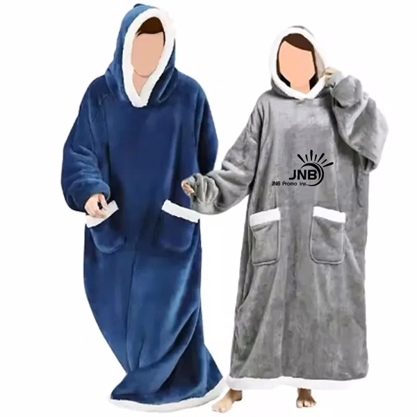 Oversized Blanket Hoodie Sweatshirt with Cozy Pockets