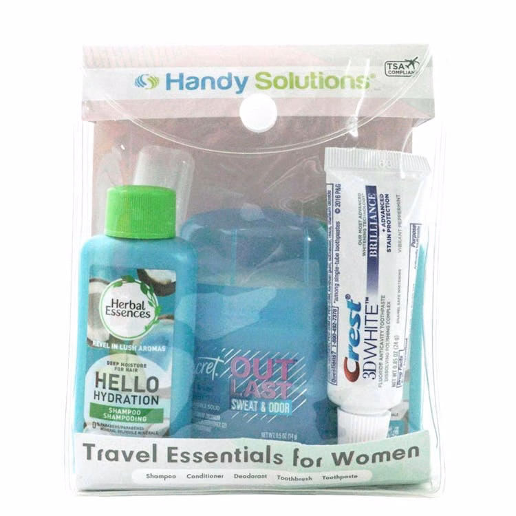 Women's Travel Kits - 6 Piece TSA Approved