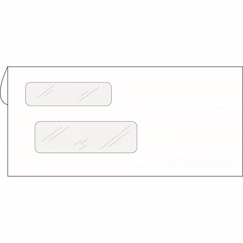 Envelopes - Double Window - Confidential