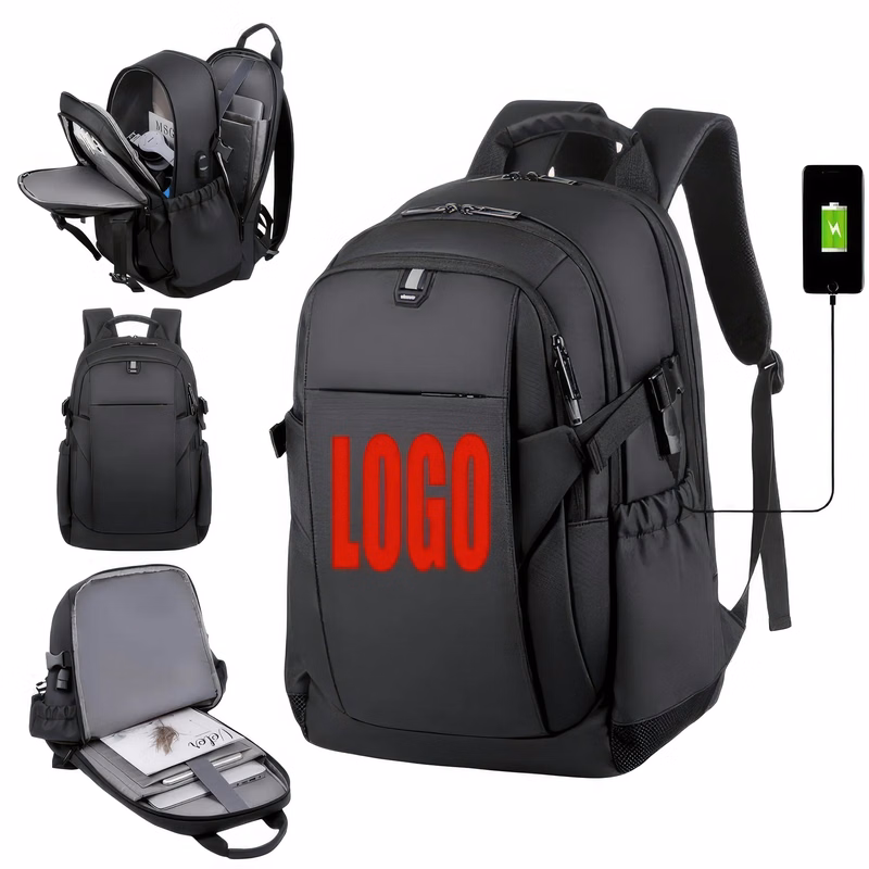 Travel School Business Laptop Backpack with USB Port