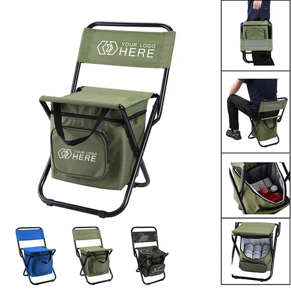 Folding Cooler Chair with Back Rest 1