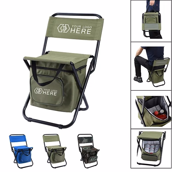 Folding Cooler Chair with Back Rest