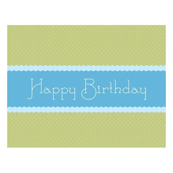 Blue Ribbon Wishes Happy Birthday Cards 1