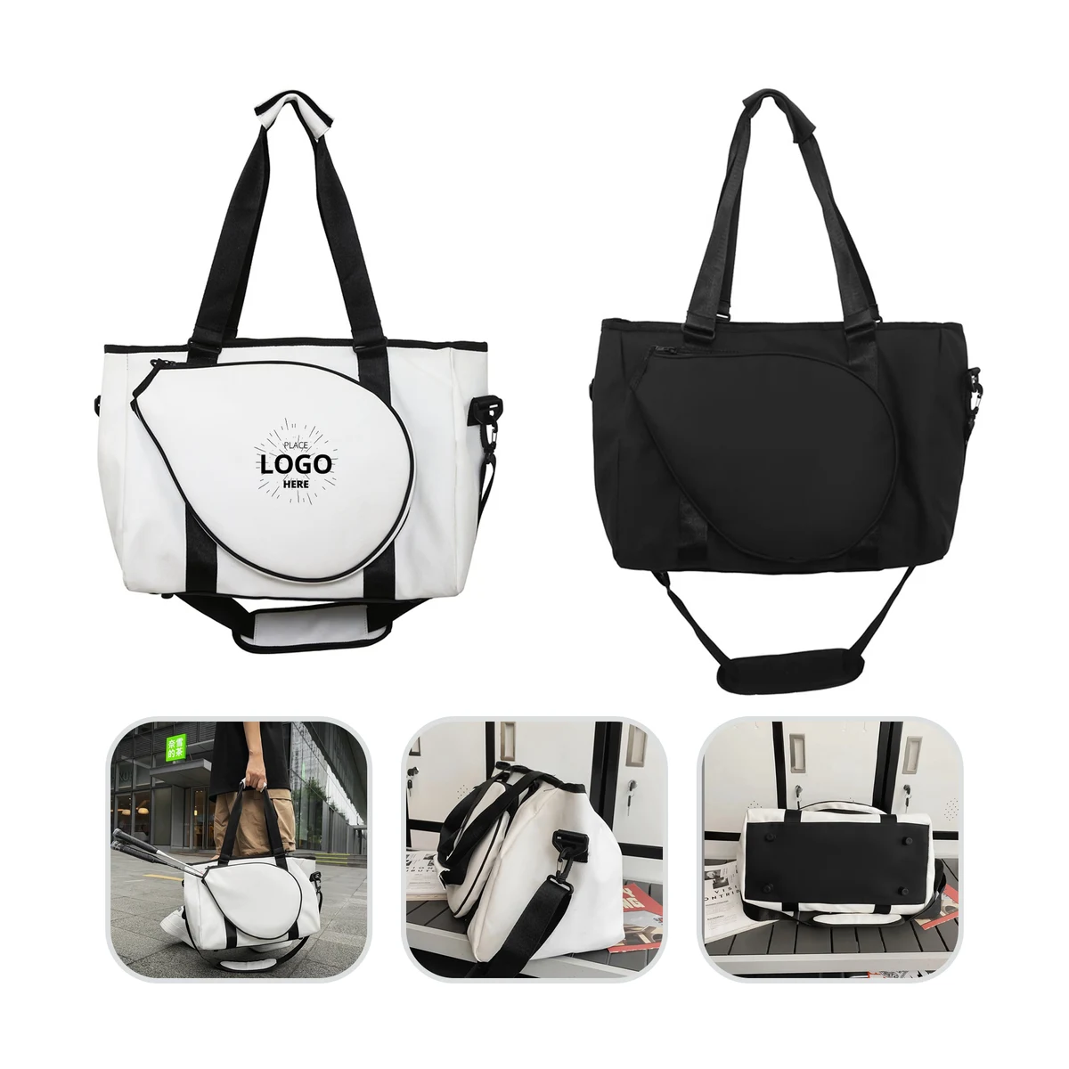 Tennis Pickleball Racquet Shoulder Bag 1
