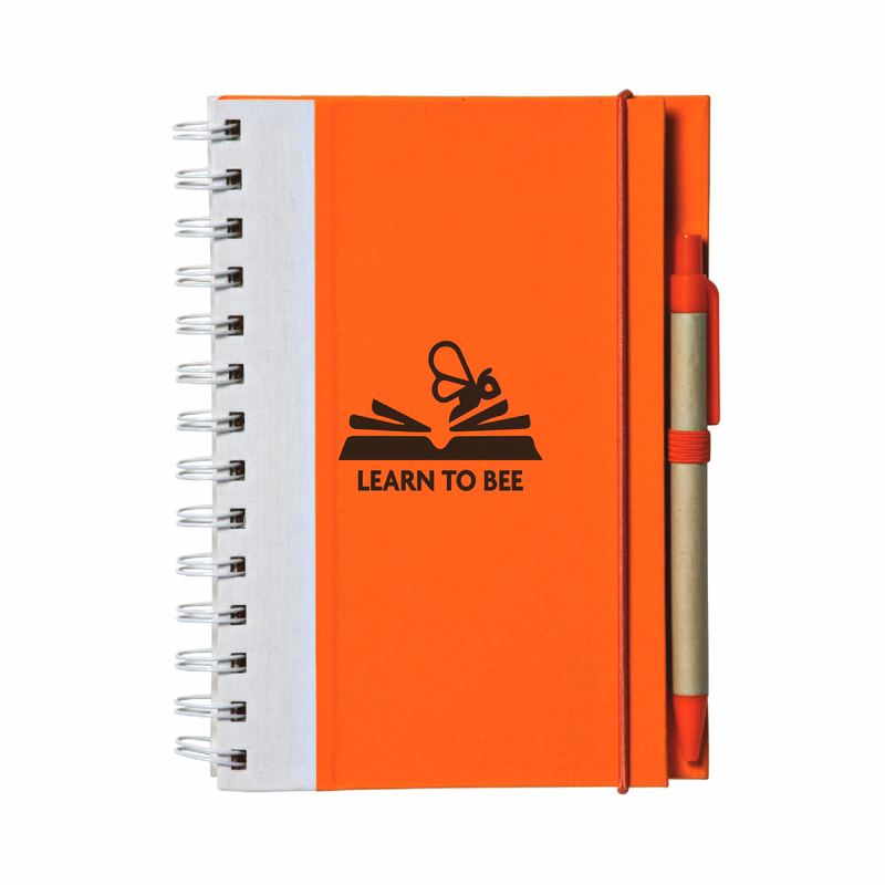 Duotone Bright Eco Notebook (1 Color Imprint)