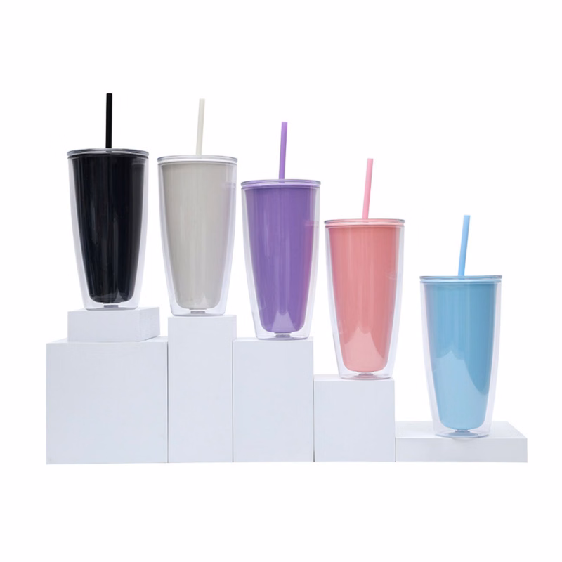 24 oz Minimalist Large Capacity Straw Cup