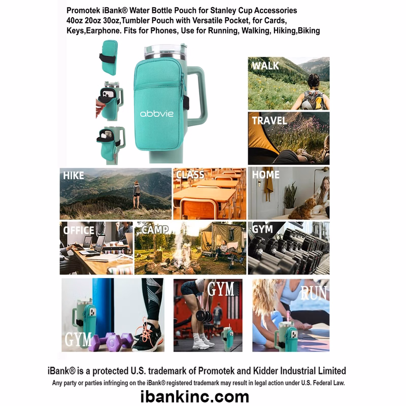 iBank ® Carrier Pouch for Stanley Cup Water Bottle