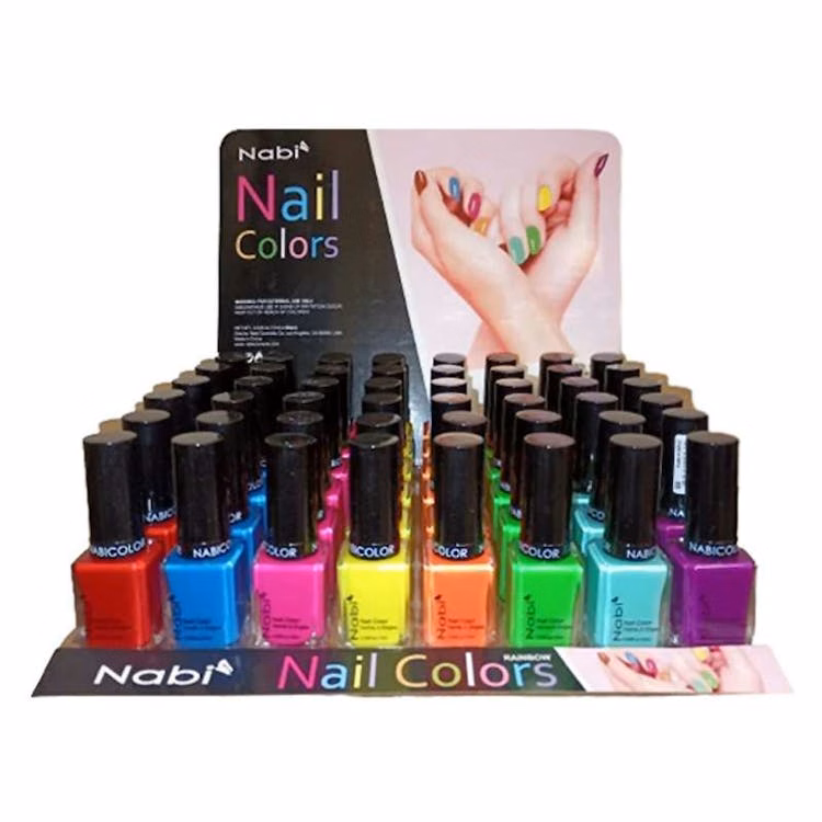 Nail Polish Set with Display - Assorted Colors