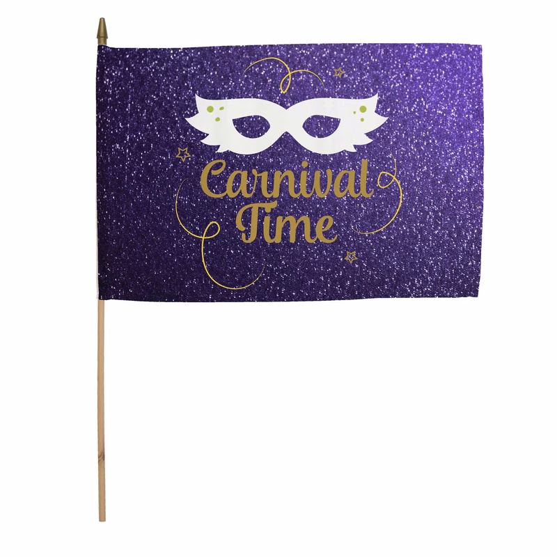 12" x 18" Stick Flag Kits with Spear Tip (Set of 6)