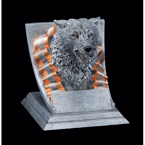 Wolf Spirit Mascot Resin
