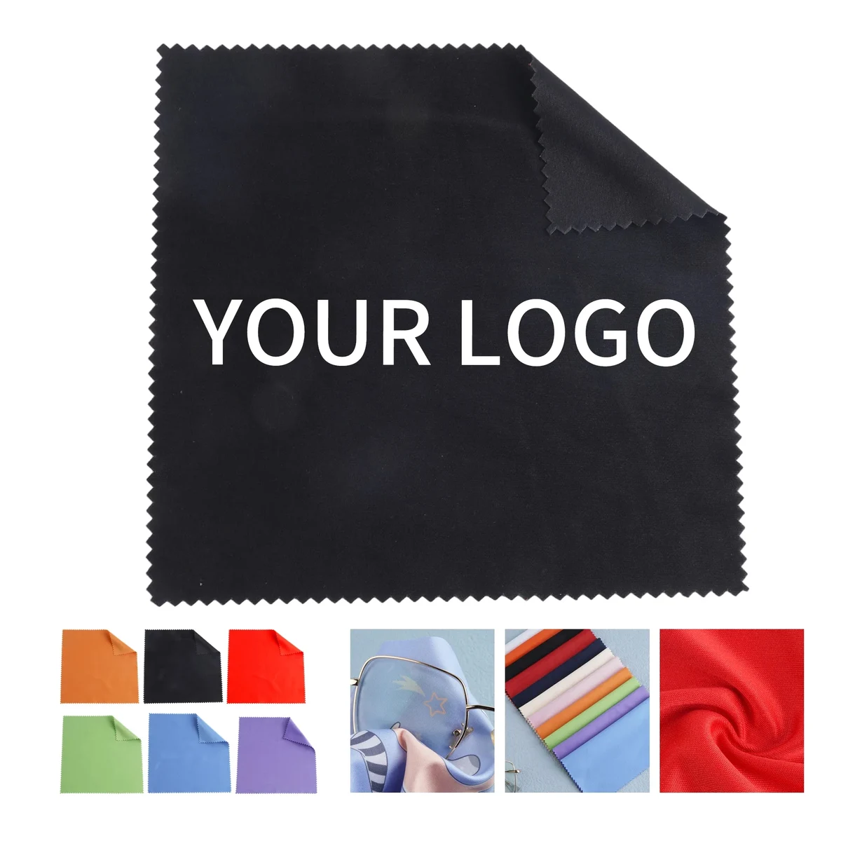 Soft Microfiber Cloth with Zig Zag Edge for Devices 1