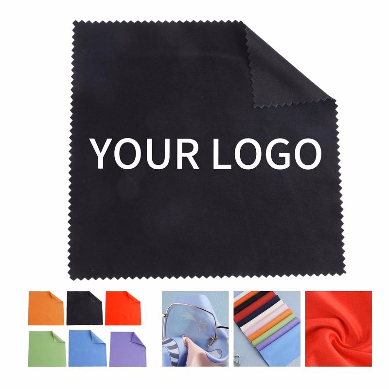 Soft Microfiber Cloth with Zig Zag Edge for Devices