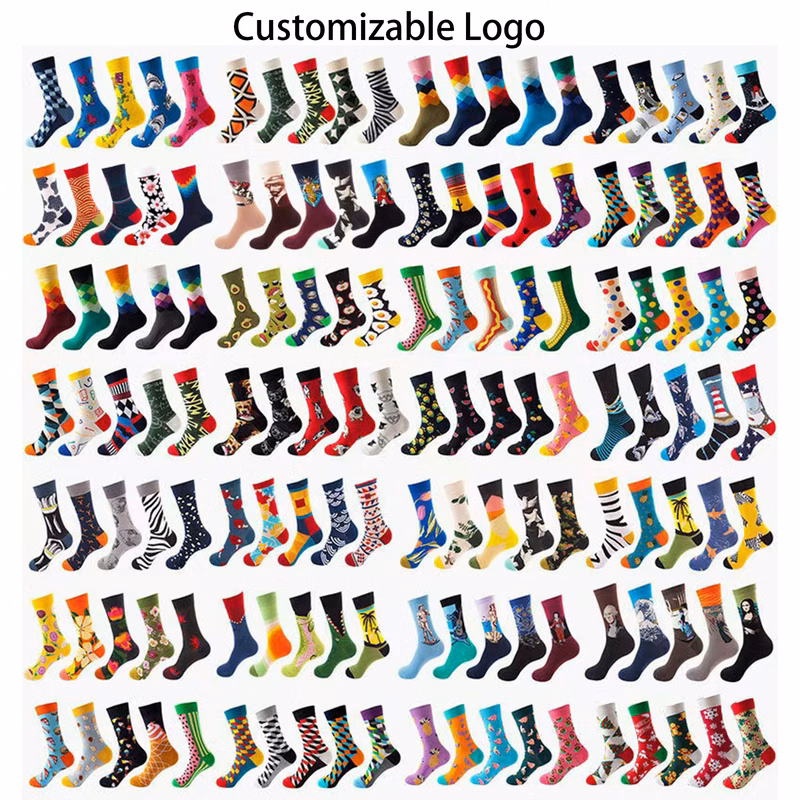 New Autumn And Winter Men's Socks With Customizable Logo