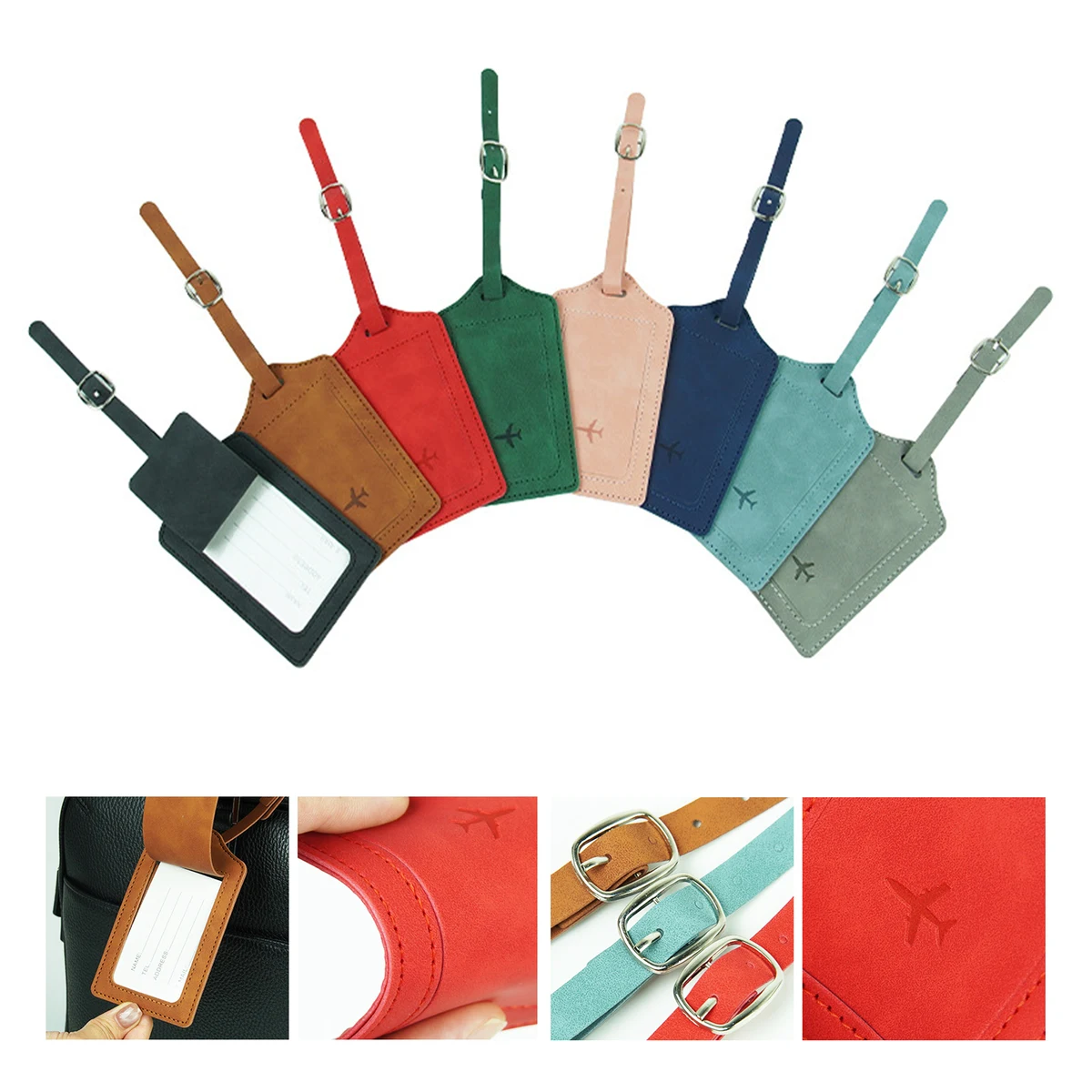 PU Leather Luggage Tag For Suitcases 1