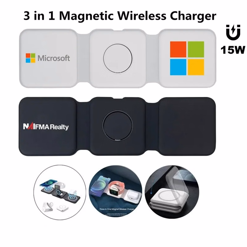 Portable & Powerful 15W Magnetic Wireless Charging Pad