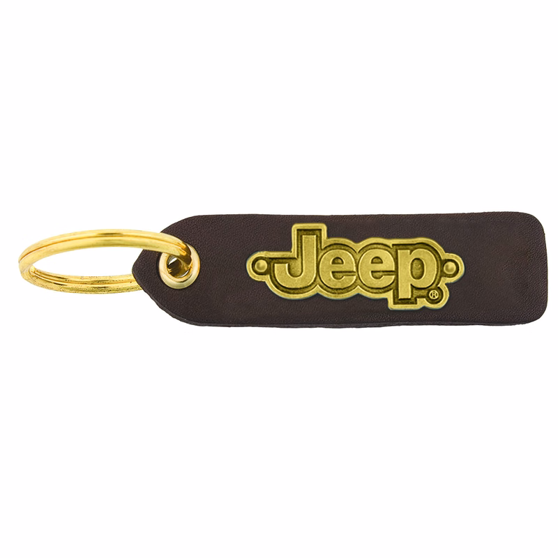 Custom Shape Econo Leather Keychain (shape 5)