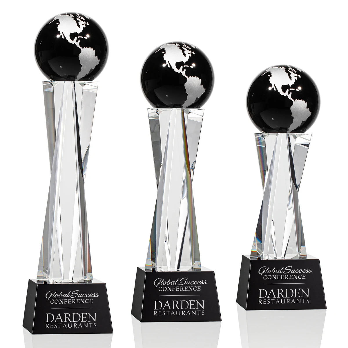 Havant Globe Award - Black/Silver 1