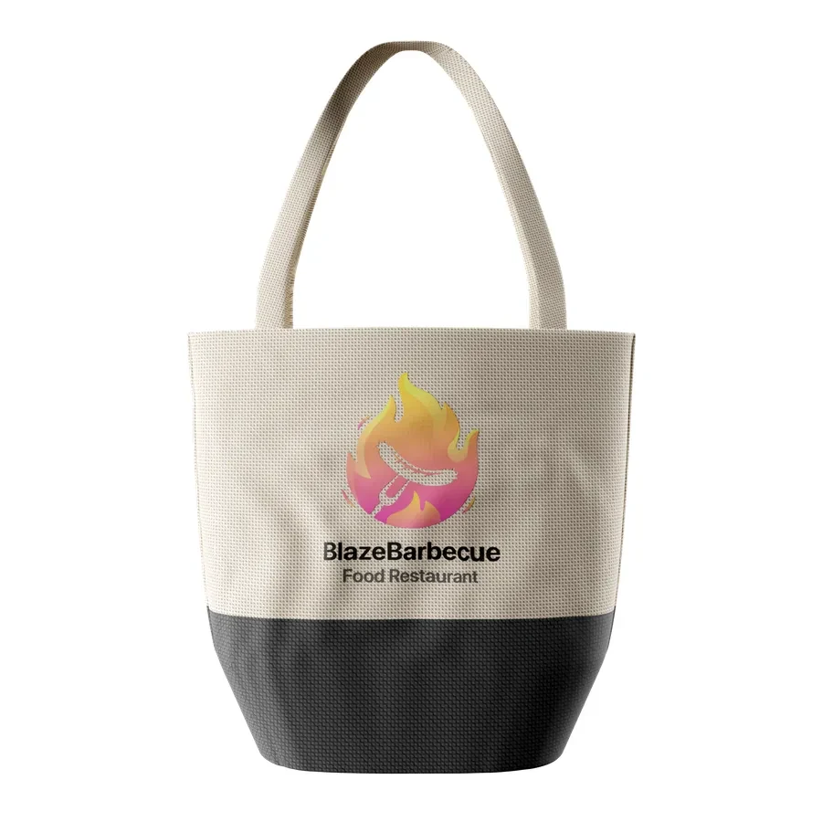 Custom Tote And Go Bag, custom tote bag with logo imprint 1