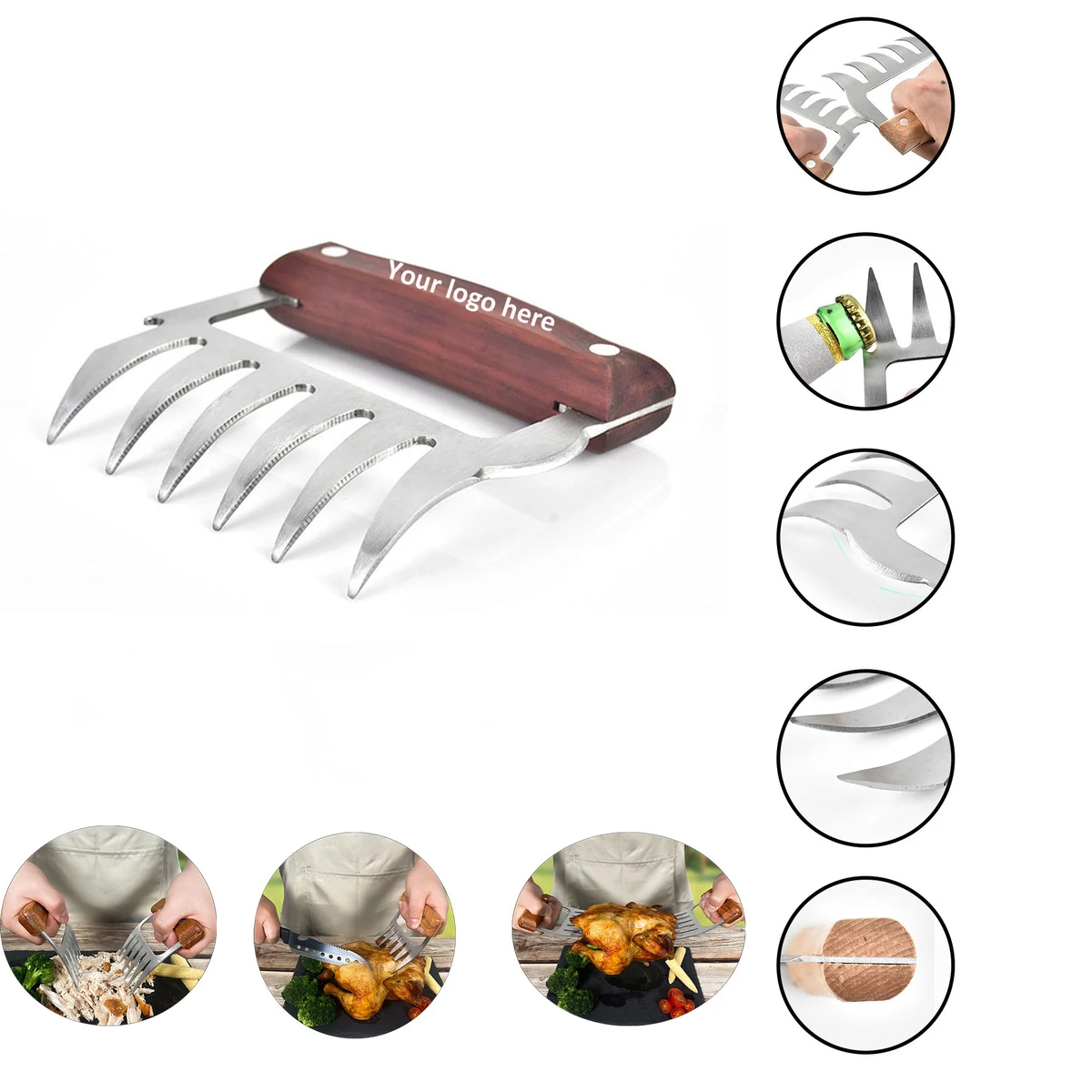 Metal Meat Shredder Claws BBQ Tool 1