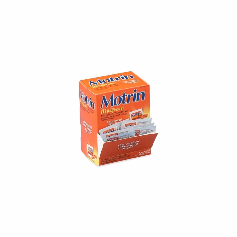 Motrin IB Dispensers - 2 Caplets 50 Count