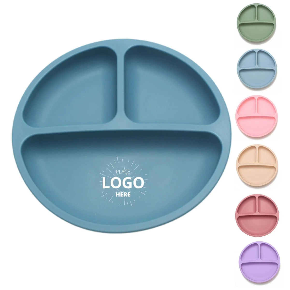Food-Grade Silicone Baby Plates 1