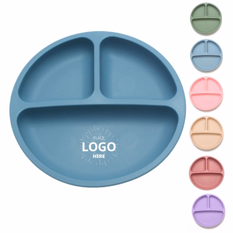 Food-Grade Silicone Baby Plates