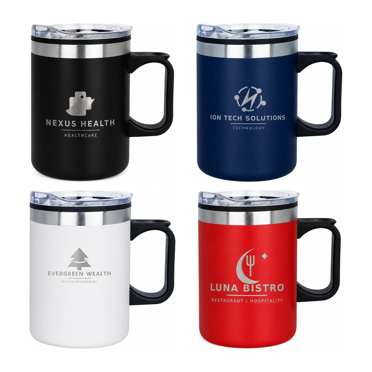 Endura 14 oz Stainless Camping Mug with Handle 1