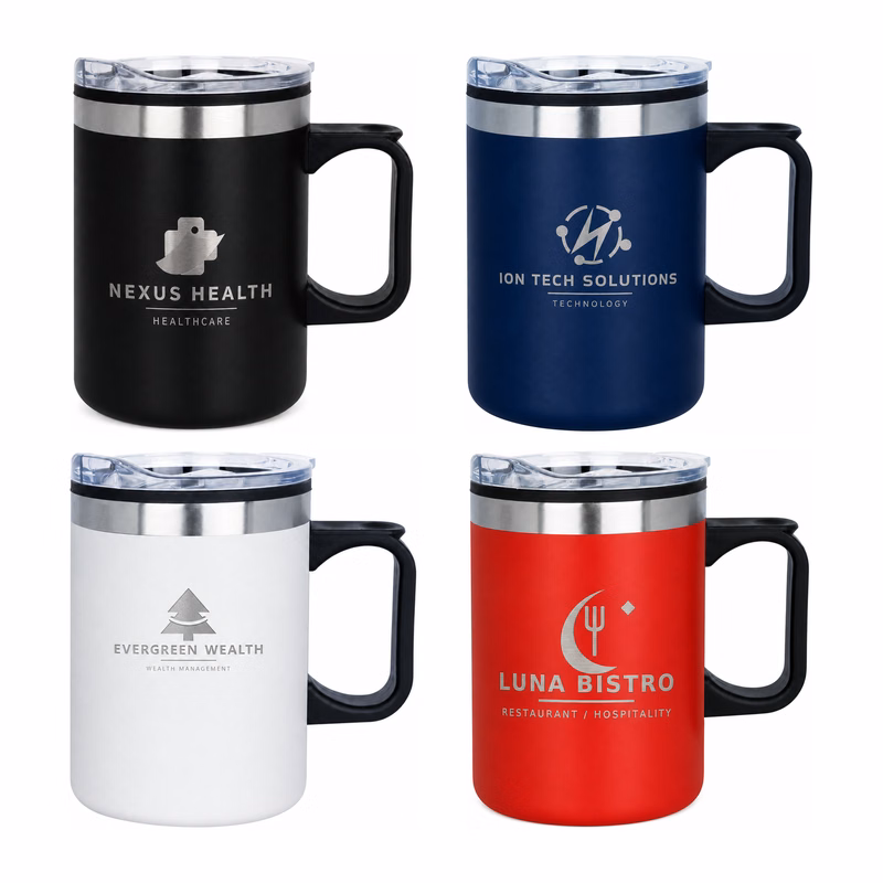 Endura 14 oz Stainless Camping Mug with Handle