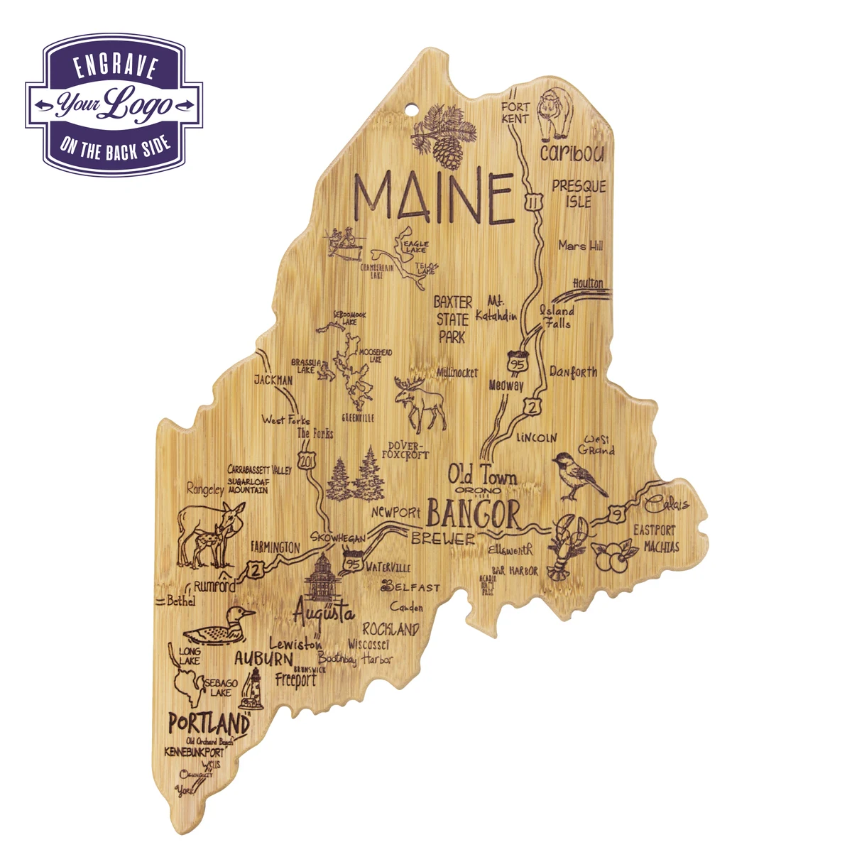 Destination Maine Cutting & Serving Board 1