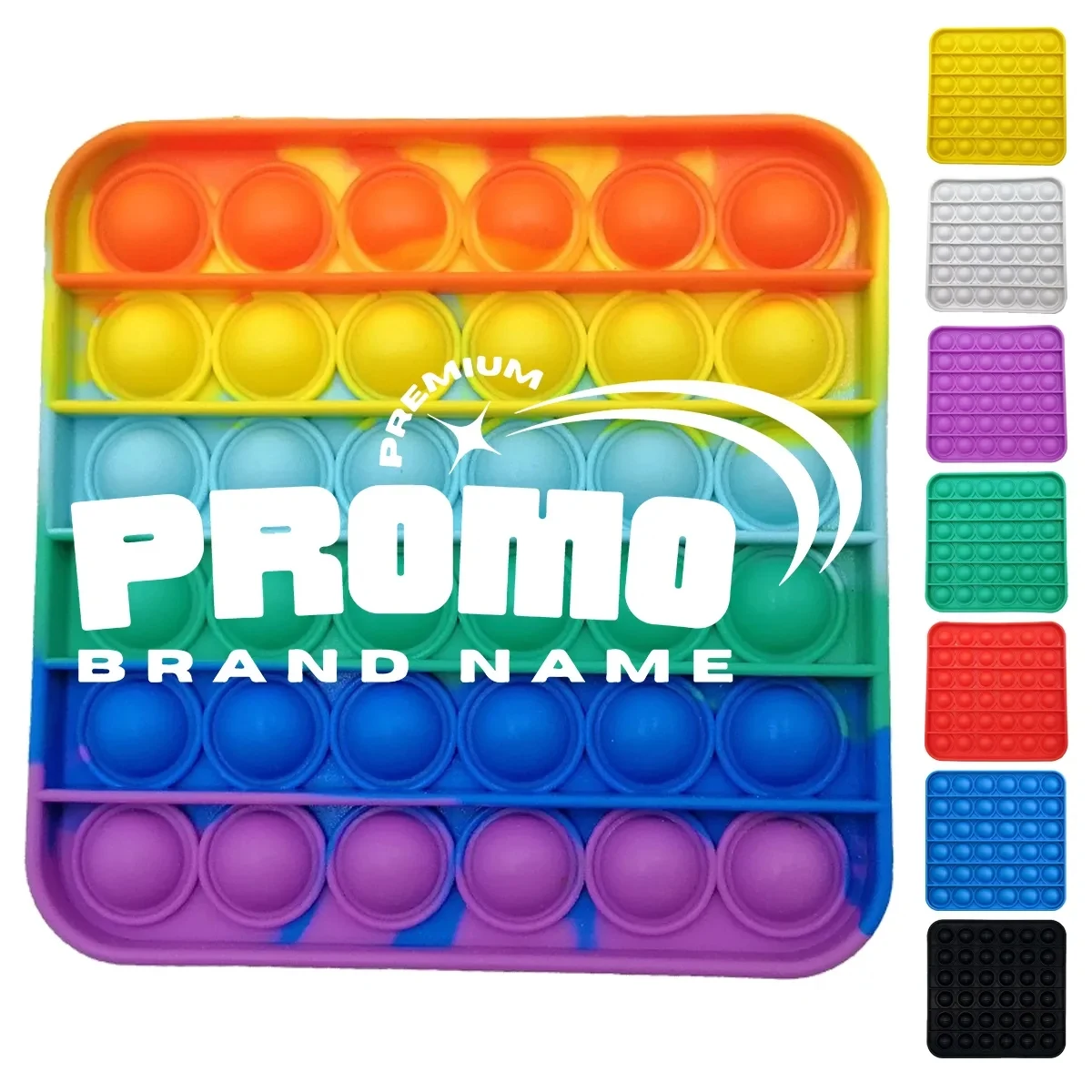 Tie Dye Full Bleed Print Push Bubble Fidget Sensory Toy 1