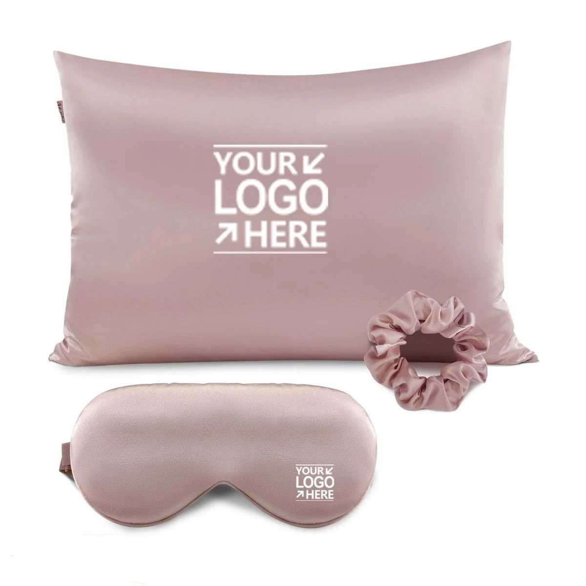 Silky Satin Pillow Covers Set of 3 1