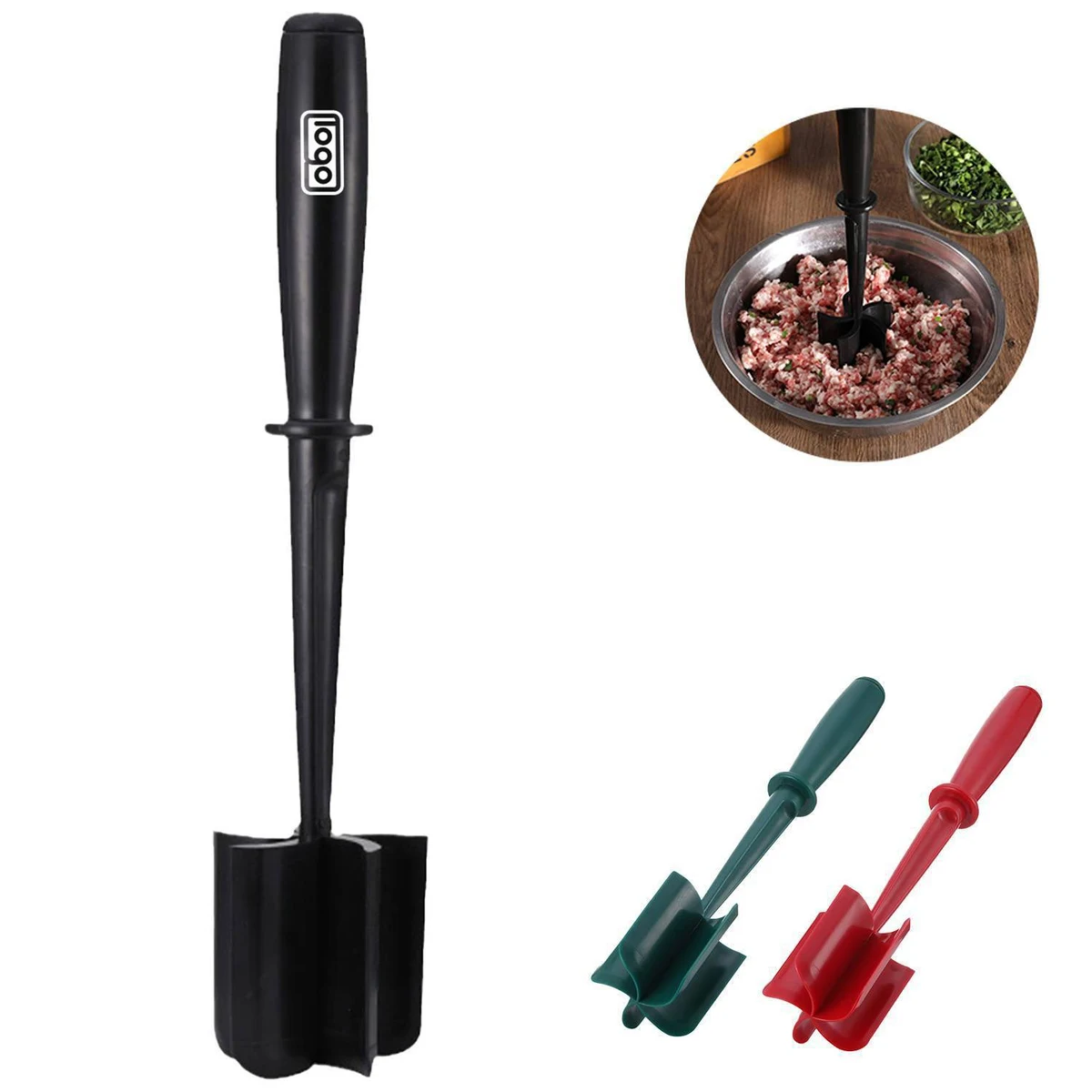 Handheld Plastic Meat Chopper 1