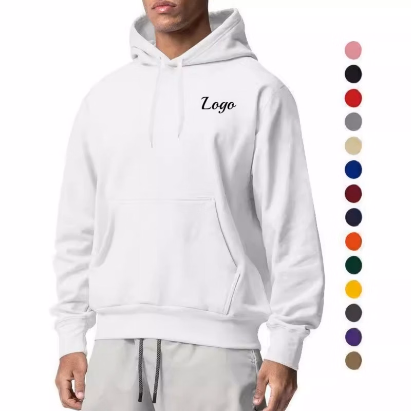 Man Casual Hoodie With Pockets