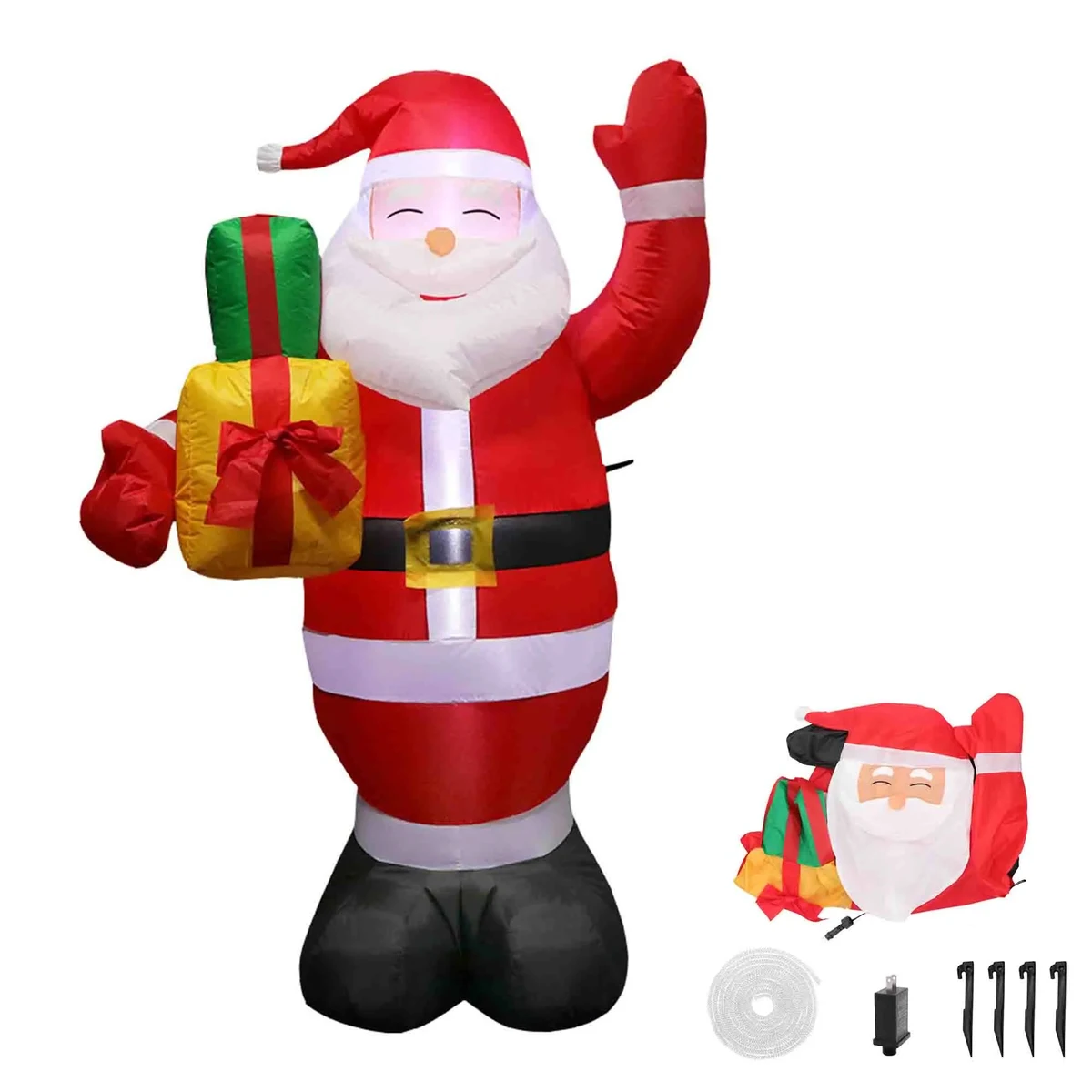 Inflatable Christmas Yard Decorations Santa Claus 1