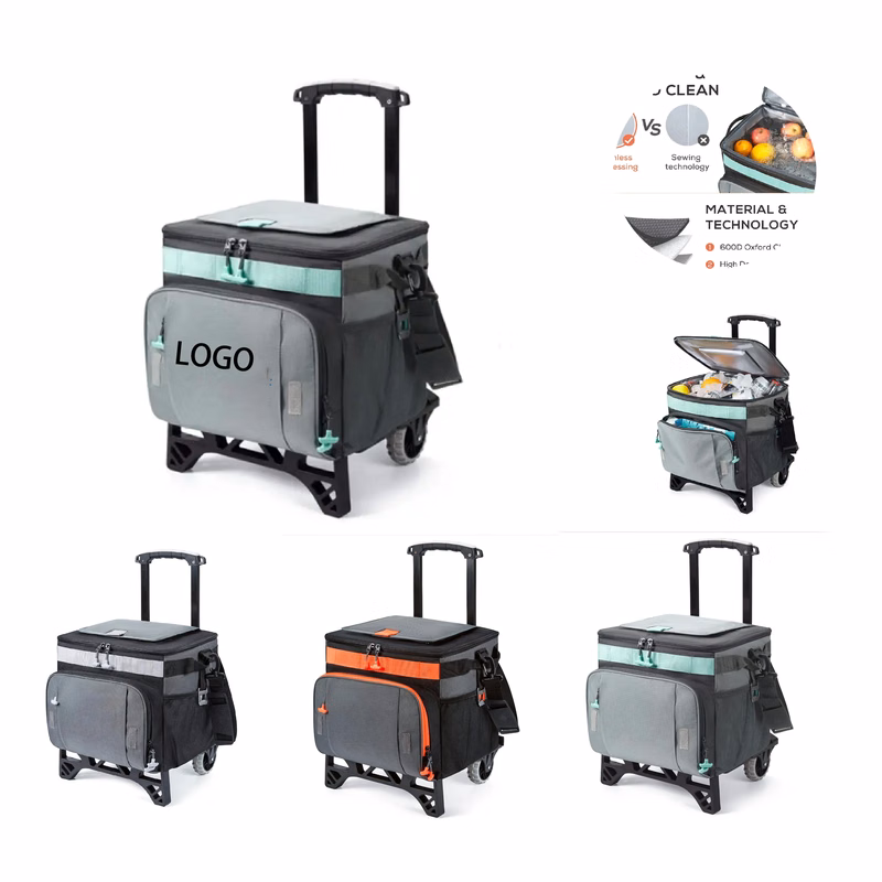 Wheeled Insulated Rolling Cooler Bag