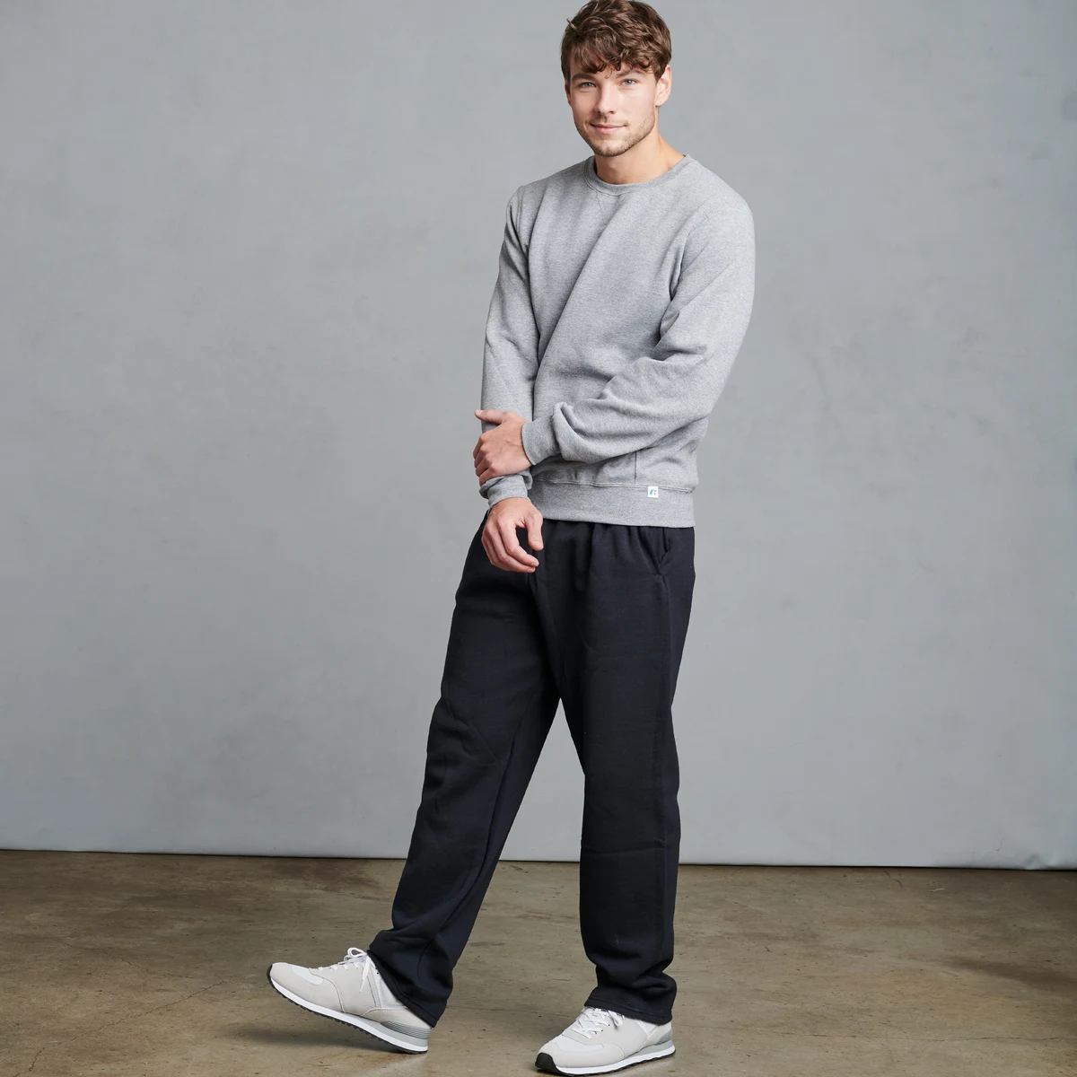RUSSELL ATHLETIC DRI-POWER® Pocketed Open-Bottom Sweatpant 1