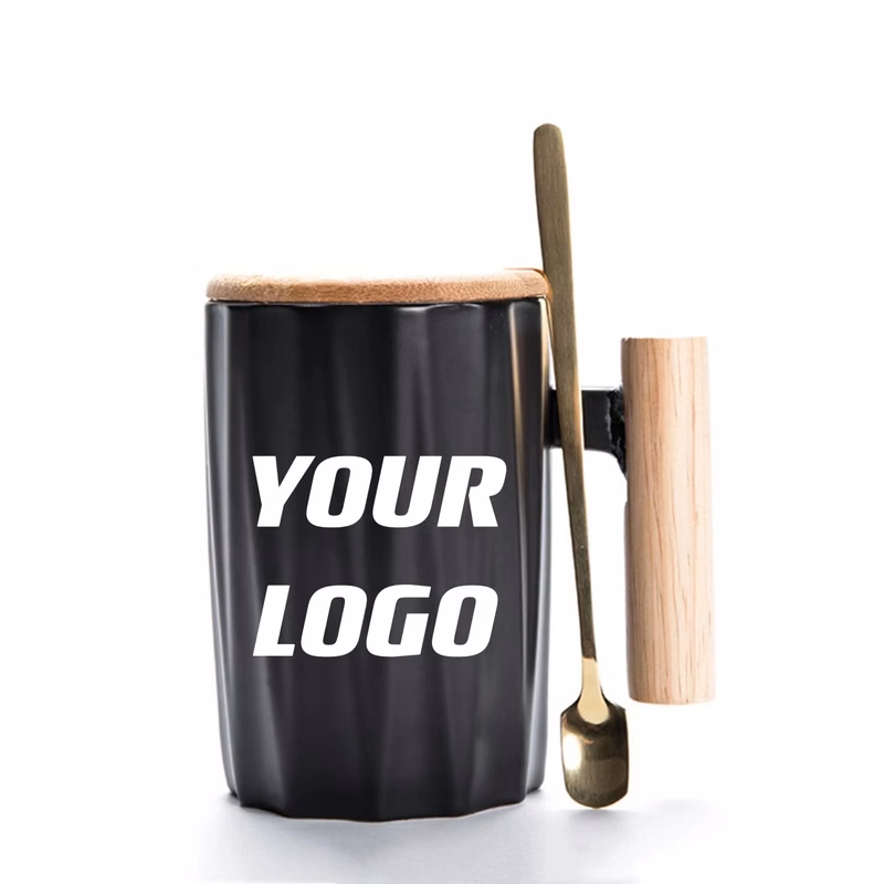 Coffee Cup With Lid And Spoon