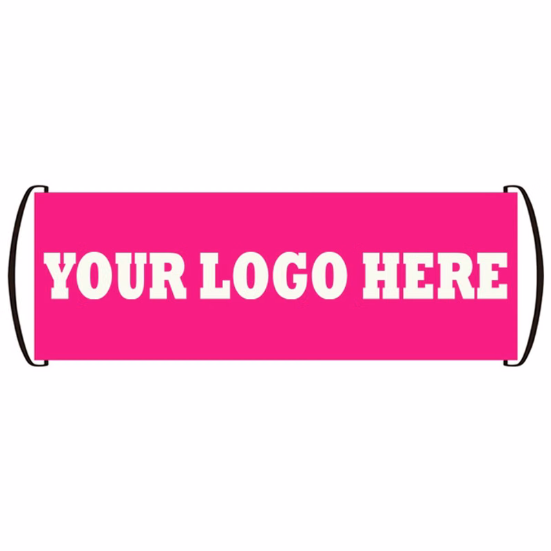 MOQ50 Reusable Handheld Custom Banner