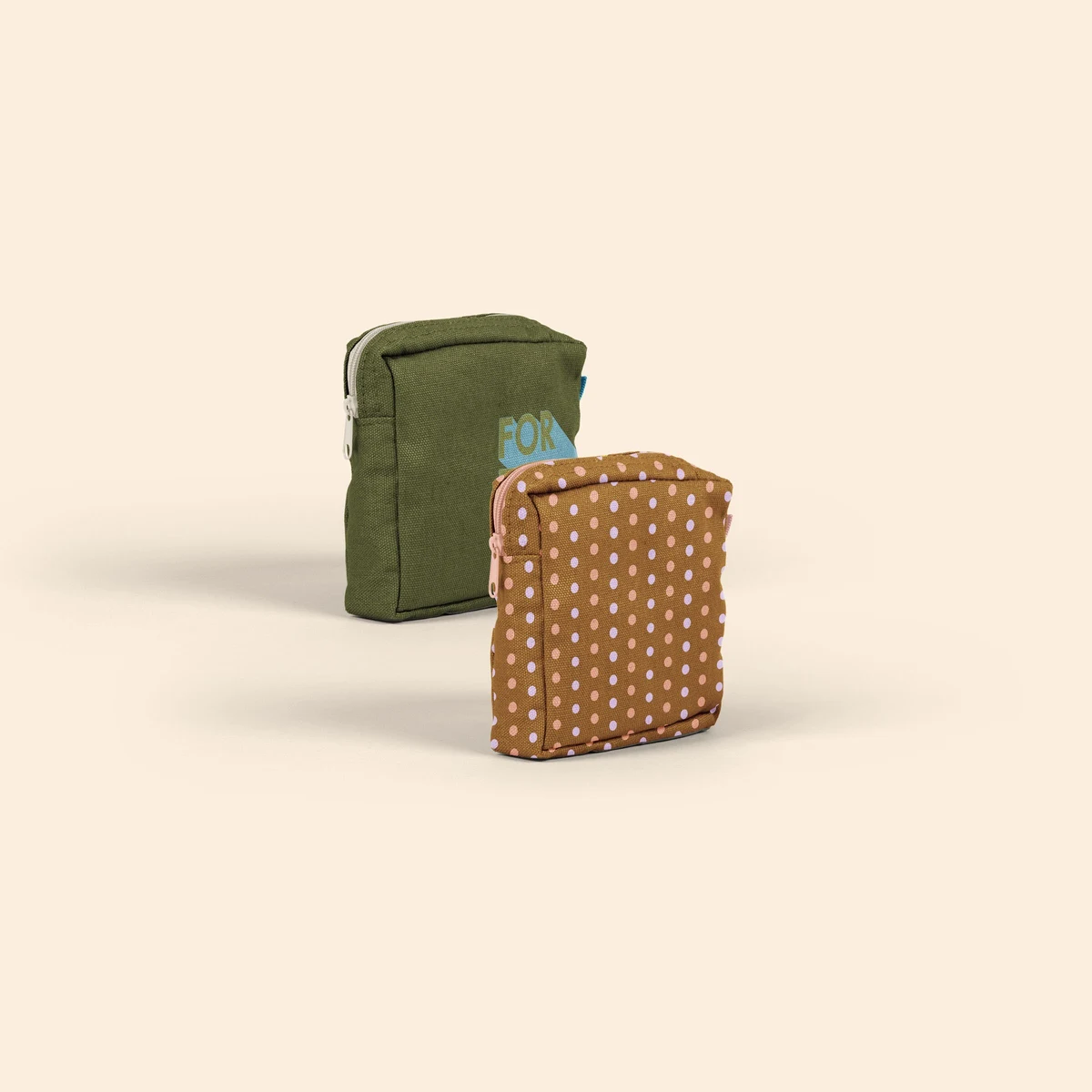 MOD POUCH - SMALL - COLORED CANVAS 1