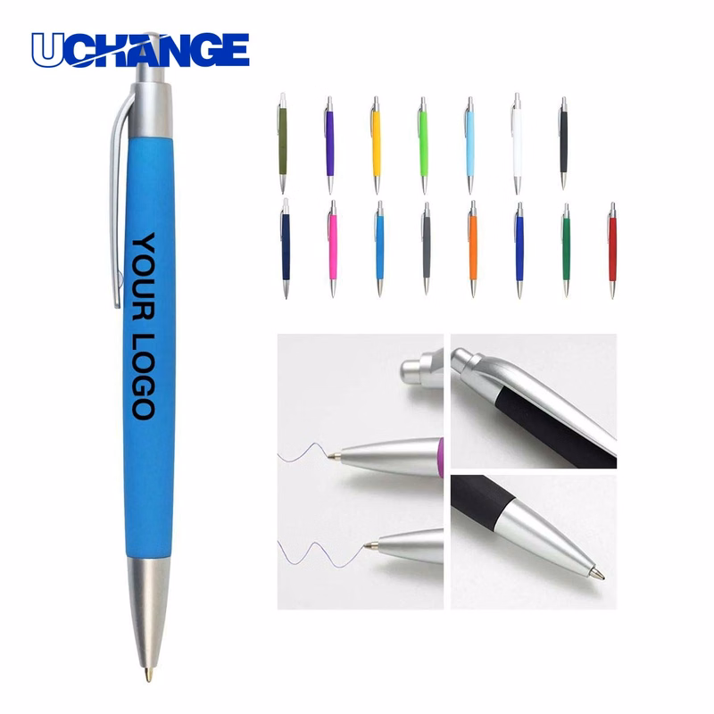 Soft-Grip Plastic Ballpoint Pen