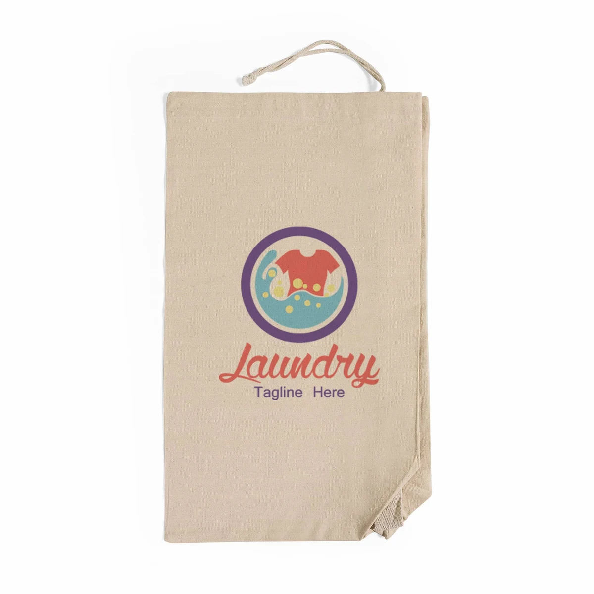 Small Heavy Canvas Laundry Bag 1