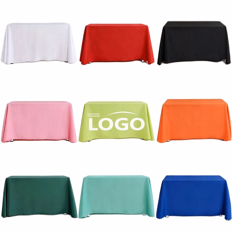 MOQ 10 Solid-Colored Chemical Fiber Tablecloth