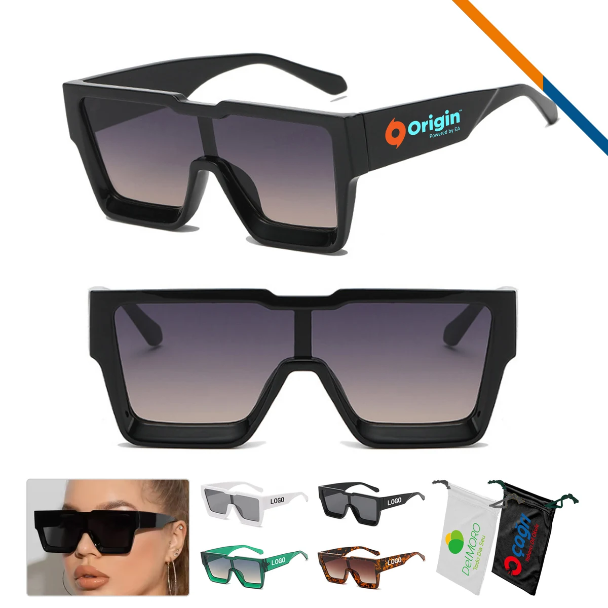Kenna Square Oversized Sunglasses 1